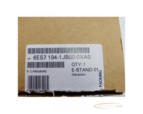 Siemens 6ES7194-1JB00-0XA0 Cover Plate E Stand 1 in -ungbraucht- in geöffneter Orginal Verpackung - Bild 2
