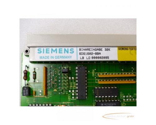 Siemens Teleperm M 6DS1602-8BA Digital Input Modul E Stand 5 - Bild 3