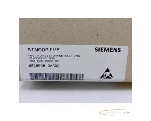 Siemens 6SC6508-0AA00 Simodrive 650 FBG Transistoransteuerung E Stand P - ungebraucht - in versiegel - Bild 2