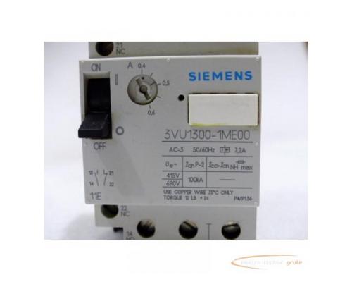 Siemens 3VU1300-1ME00 Leistungsschalter 0,4 - 0,6 A - Bild 2