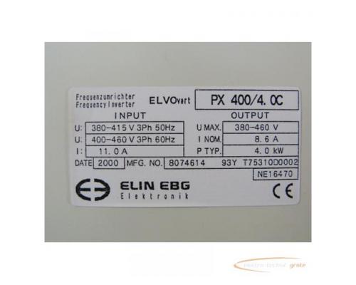 ELIN EBG PX 400 / 4. 0C Elvovert Frequenzumrichter - ungebraucht! - - Bild 3