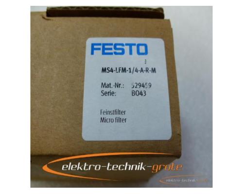 Festo MS4-LFM-1/4-A-R-M 529459 BO43 Feinstfilter - Bild 2