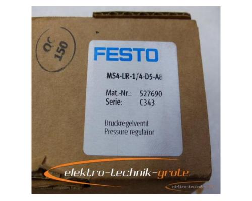 Festo MS4-LR-1/4-D5-A8 527690 C343 Druckregelventil - Bild 2