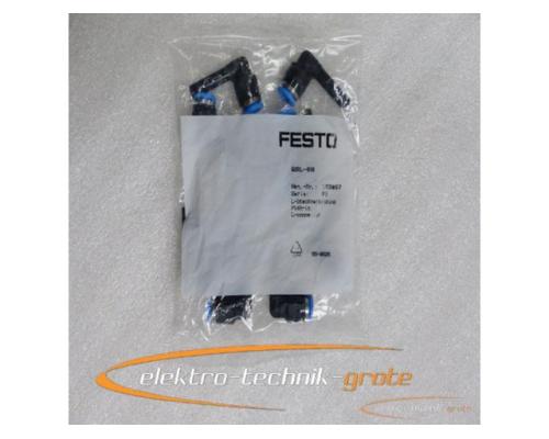 Festo QSL-6H 153057 L-Steckverbindung -ungebraucht- VPE 10 Stck. - Bild 1