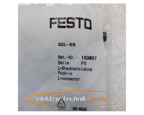 Festo QSL-6H 153057 L-Steckverbindung -ungebraucht- VPE 10 Stck. - Bild 2