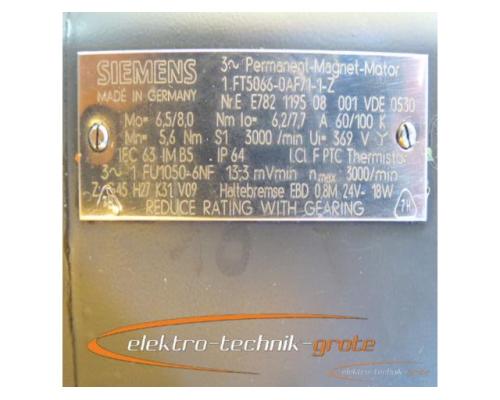 Siemens 1FT5066-0AF71-1-Z 3~ Permanent-Magnet-Motor mit Alpha SP 100-M1-10 Getriebe - Bild 5