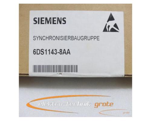 Siemens 6DS1143-8AA Synchronisierungsbaugruppe Version 06 , ungebraucht in versiegelter Originalverp - Bild 2
