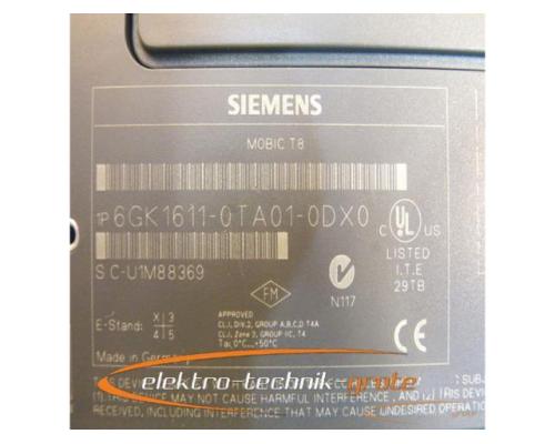 Siemens 6GK1611-0TA01-0DX0 Mobic T8 - ungebraucht! - - Bild 3
