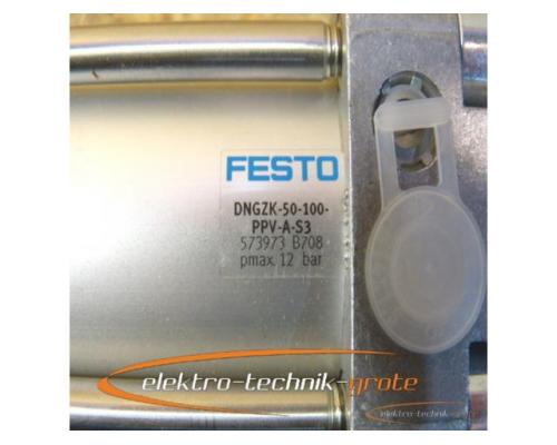 Festo DNGZK-50-100-PPV-A-S3 Zylinder 573973 - ungebraucht! - - Bild 2
