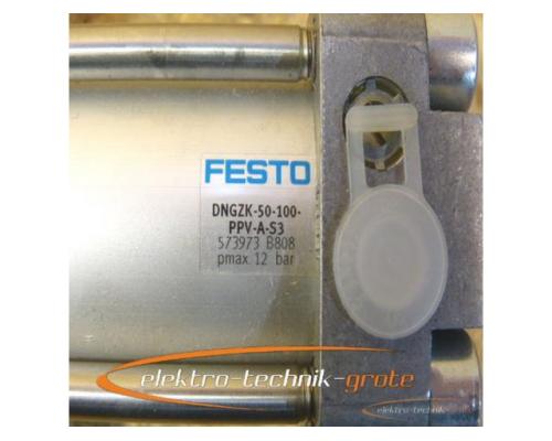 Festo DNGZK-50-100-PPV-A-S3 Zylinder 573973 - ungebraucht! - - Bild 2