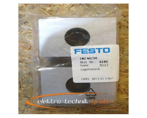 Festo LNZ 40/50 Lagerstück 6185 (1 Paar) - ungebraucht! -