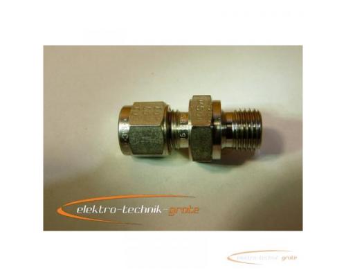 Parker UK 316 A-LOK Geradeverschraubung M8MSC ¼ R V4A VPE 11 Stück - ungebraucht! -