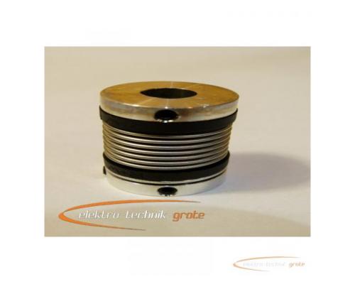 R + W Metallbalgkupplung, Ø außen: 25 mm, Ø Bohrung: 9,5 mm, Höhe: 34 mm