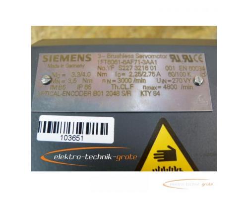 Siemens 1FT6061-6AF71-3AA1 Servomotor - ungebraucht mit 12 Monaten Gewährleistung! - - Bild 4