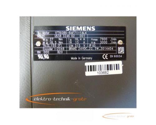 Siemens 1FT6086-8AF71-1AL4 Servomotor - ungebraucht mit 12 Monaten Gewährleistung! - - Bild 3