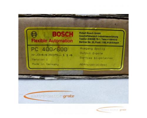 Bosch PC 400/600 044305-114 Ausgang 2 polig Version 1 A24V=/2A (16) 2pol ungebraucht - Bild 3