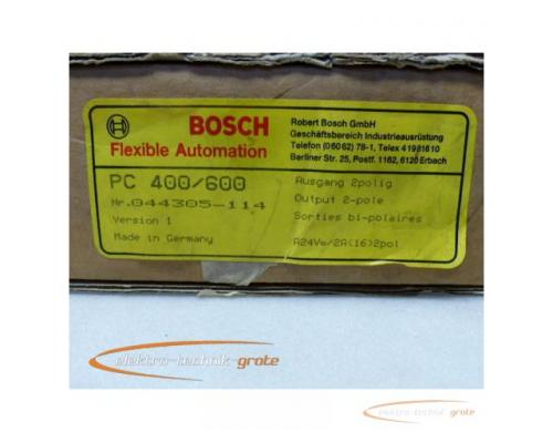 Bosch PC 400/600 044305-114 Ausgang 2 polig Version 1 A24V=/2A (16) 2pol - ungebraucht! - - Bild 3