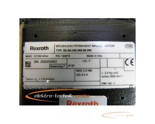 Rexroth SE-B2.020-060.00.000 Brushless Permanent Magnet Motor mit Heidenhain ERN 221.2123-500 Encode - Bild 5