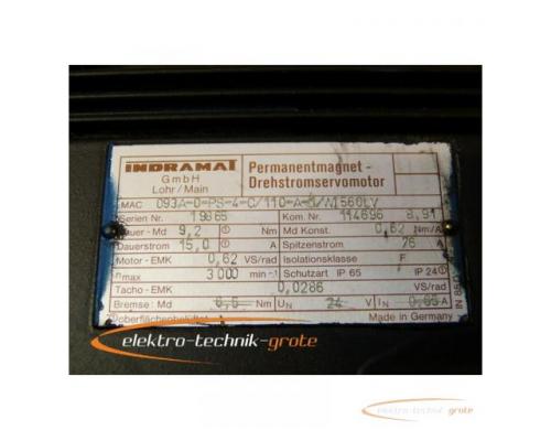 Indramat MAC093A-0-PS-4-C/110-A-1/WI560LV Permanentmagnet-Drehstromservomotor - Bild 4