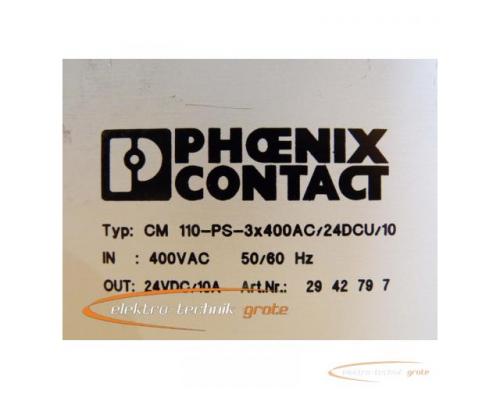 Phoenix Contact CM 110-PS-3x400AC/24DCU/10 Power Supply 29 42 79 7 - Bild 3
