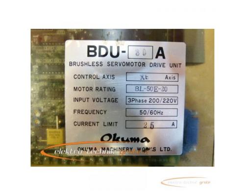 Okuma BDU-30A Brushless Servomotor Drive Unit mit E4809-045-061-D - Bild 3