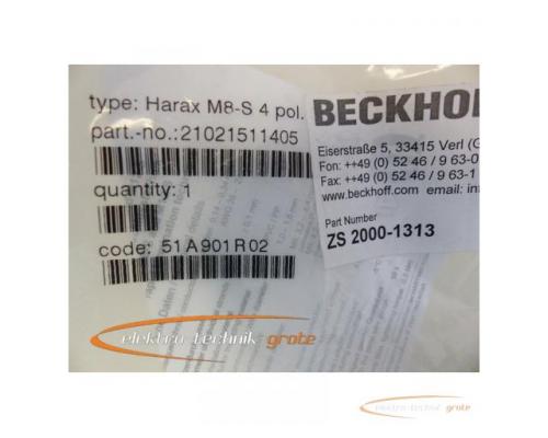 Beckhoff ZS2000-1313 Rundsteckverbinder 21021511405 -ungebraucht- - Bild 2