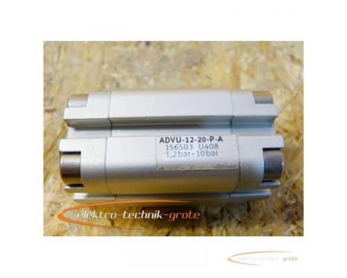 Festo ADVU-12-20-P-A Kompaktzylinder 156503 - ungebraucht! - - Bild 3