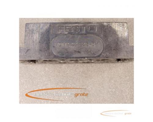 Festo NAU-1/4-1B-ISO Anschlussplatte Einzel Anschluss Platte Mat.-Nr.: 9485 ungebraucht in geöffnete - Bild 3