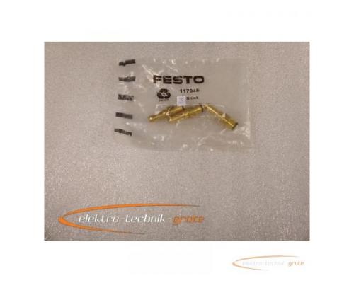 Festo Anschlussstecker 117945 ungebraucht in geöffneter Orginalverpackung VPE 3 Stück - Bild 1