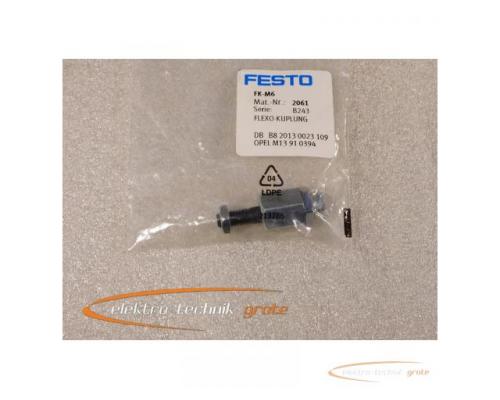 Festo Flexo-Kuplung FK-M6 Mat.-Nr.: 2061 Serie: B243 ungebraucht in versiegelter Orginalverpackung - Bild 1