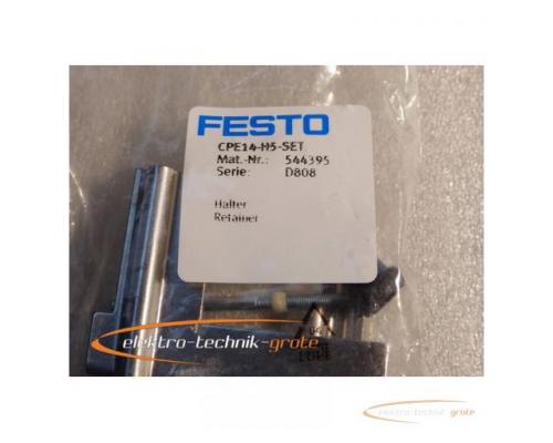 Festo Halter CPE14-H5-SET Mat.-Nr.: 544395 Serie: D808 ungebraucht in versiegelter Orginalverpackung - Bild 2