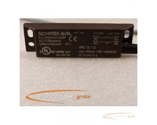 Schmersal BNS 33-11 Z Contact IEC 60947-5-3 max. 400mA, 100VAC/DC mit Kabel gebraucht guter Erhaltun - Bild 2
