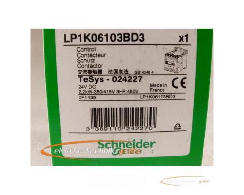 Schneider Electric LP1K06103BD3 Schütz TeSys-024227 24V ungebraucht in geöffneter Orginalverpackung - Bild 3