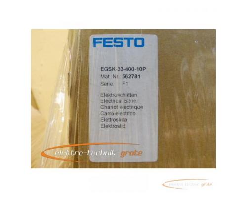 Festo EGSK-33-400-10P Elektroschlitten 562781 - ungebraucht! - - Bild 2
