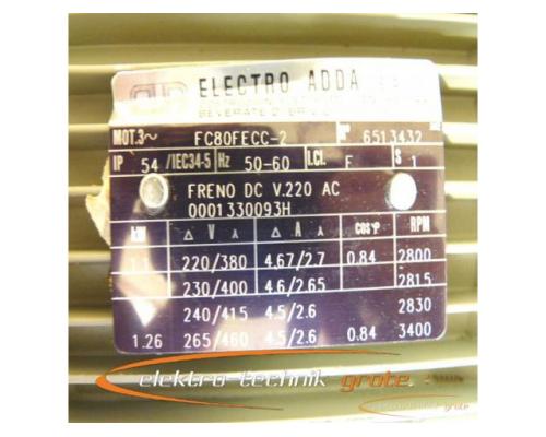 Electro Adda FC80FECC-2 3~ Motor mit SCM Getriebe - Bild 4