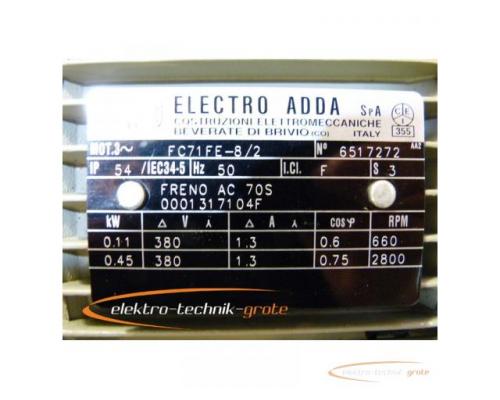 Electro Adda FC71FE-8/2 3~ Motor mit Bonifiglioli MVF 49/N Winkelgetriebe - Bild 4