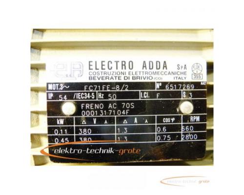 Electro Adda FC71FE-8/2 3~ Motor mit Bonifiglioli VF44 F1 P71B5 Winkelgetriebe - Bild 4