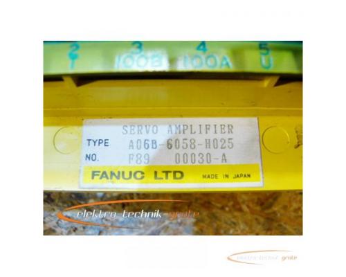 Fanuc A06B-6058-H025 Servo Amplifier - Bild 5