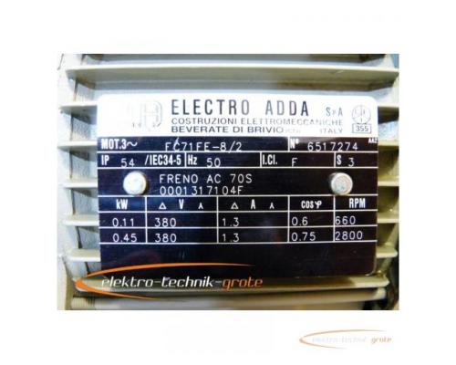 Electro Adda FC71FE-8/2 3~ Motor mit Bonifiglioli VF49 F1 P1B5 Winkelgetriebe - Bild 4