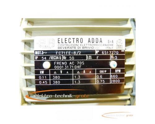 Electro Adda FC71FE-8/2 3~ Motor mit Bonifiglioli MVF49 Winkelgetriebe - Bild 4