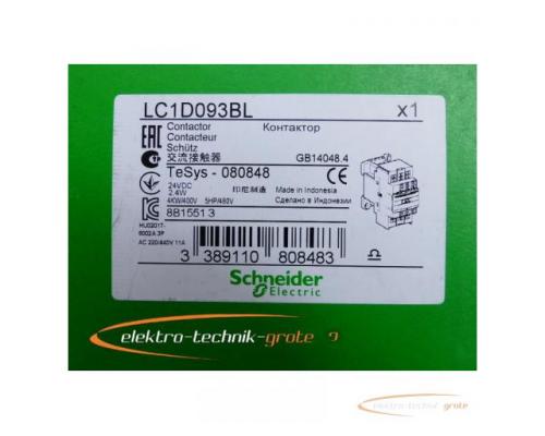 Schneider Electric LC1D093BL Schütz TeSys - 080848 -ungebraucht- - Bild 2