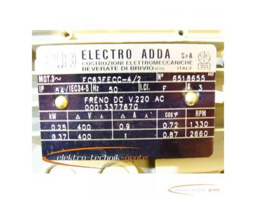 Electro Adda FC63FECC-4/2 3~ Motor mit Bonifiglioli MVF 44/F Winkelgetriebe - Bild 4