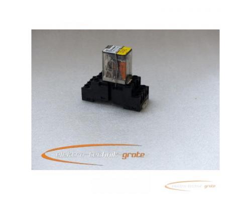 Finder 55.34 Miniatur-Steckrelais 110V~AC Spule mit Finder 94.74 Sockel - Bild 1