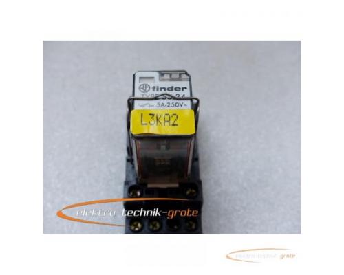 Finder 55.34 Miniatur-Steckrelais 110V~AC Spule mit Finder 94.74 Sockel - Bild 3