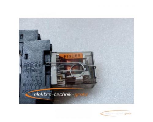 Finder 55.34 Miniatur-Steckrelais 110V~AC Spule mit Finder 94.74 Sockel - Bild 4