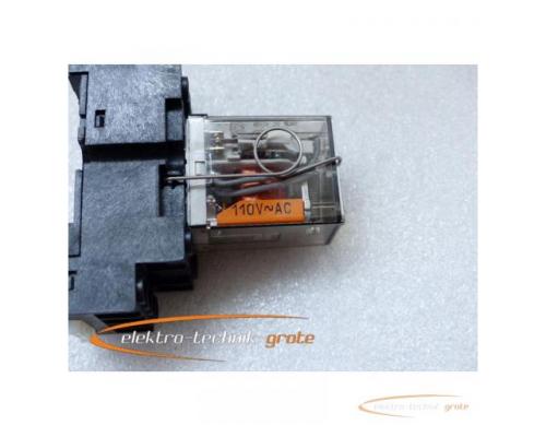 Finder 55.34 Miniatur-Steckrelais 110V~AC Spule mit Finder 94.74 Sockel - Bild 5