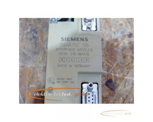 Siemens 6ES5316-8MA12 Interface Module E-Stand 4 - Bild 2