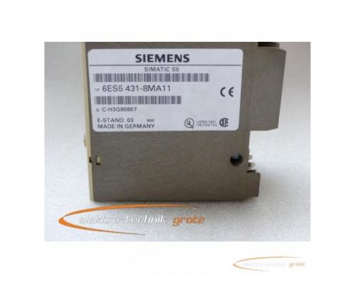 Siemens 6ES5431-8MA11 Digital Input 8 x 24V DC E-Stand 03 - Bild 2