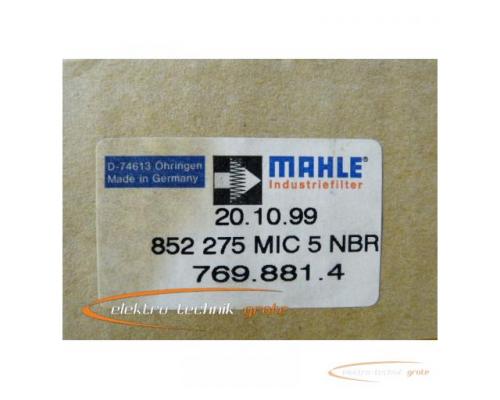 Mahle 852 275 MIC 5 NBR Filterelement 769.881.4 - ungebraucht! - - Bild 3