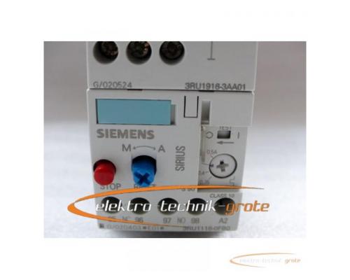 Siemens Sirius 3RU1116-0FB0 Überlastrelais mit 3RU1916-3AA01 Anschlußträger - Bild 3